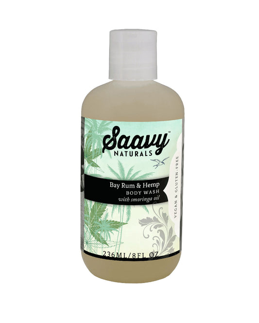 Bay Rum & Hemp Body Wash with Moringa Oil